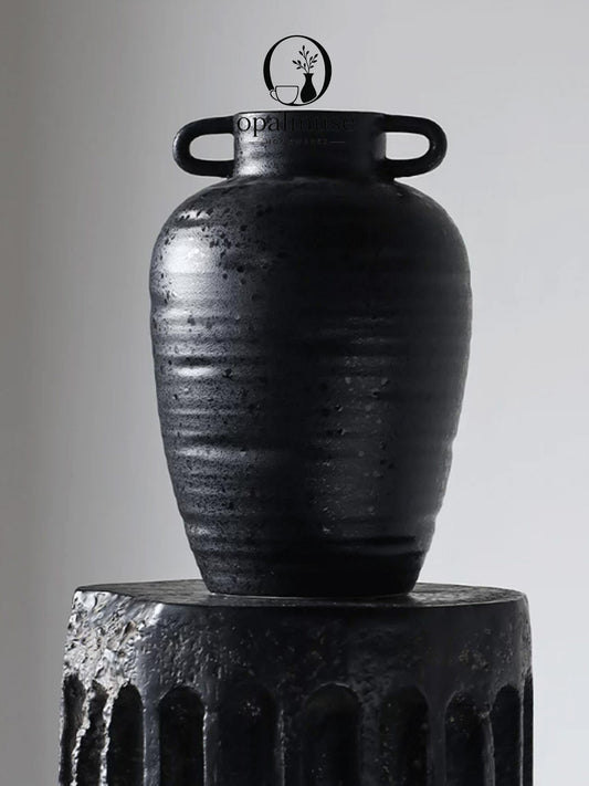 Noir Essence Floral Vessel