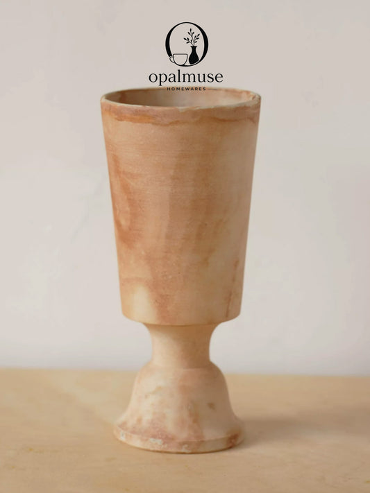 Grounded Bloom Coffee Clay Vase